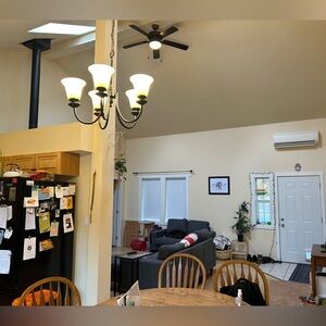 Black and Cream Chandelier